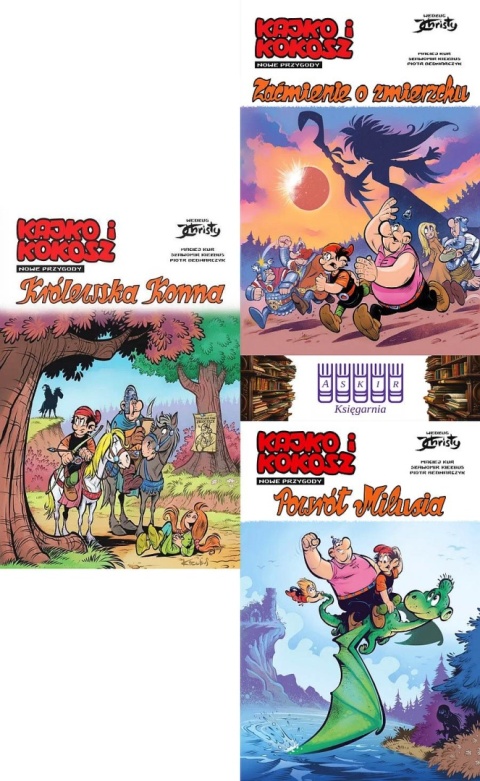 3x Kajko I Kokosz Nowe Przygody - Zaćmienie / Powrót Milusia / Królewska