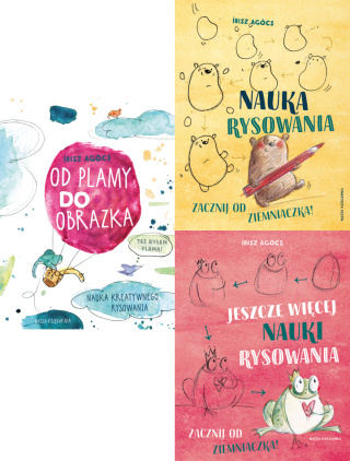 Agocs pakiet 3x Nauka Rysowania - Jeszcze Więcej Rysowania / Od Plamy Do Obrazka