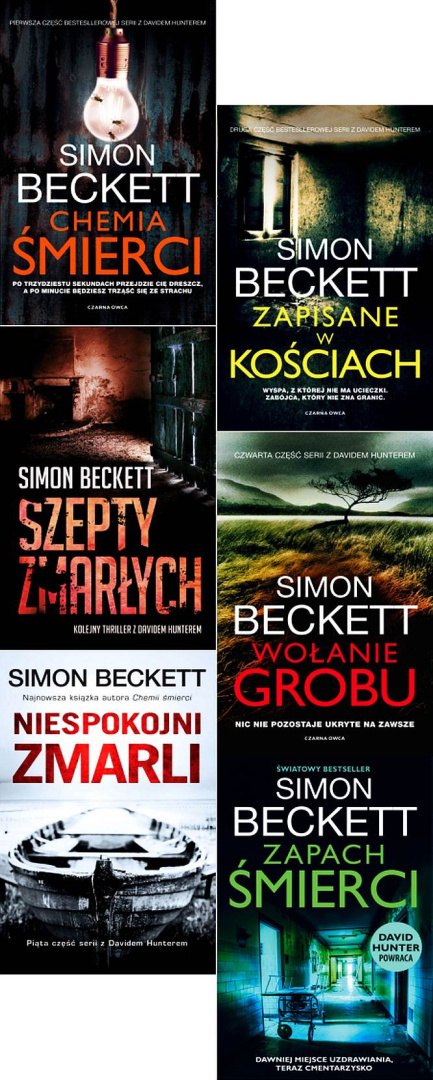 Beckett pakiet Dr David Hunter - Chemia Śmierci / Zapisane w kościach / Szepty