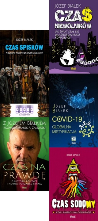 Białek x5 pakiet Czas Spisków Niewolników Sodomy Covid-19