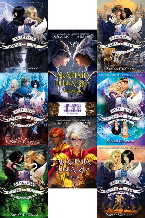Chainani Soman pakiet 8x Akademia Dobra I Zła - Świat bez Książąt / Długo i Szczęśliwie / Droga do Sławy