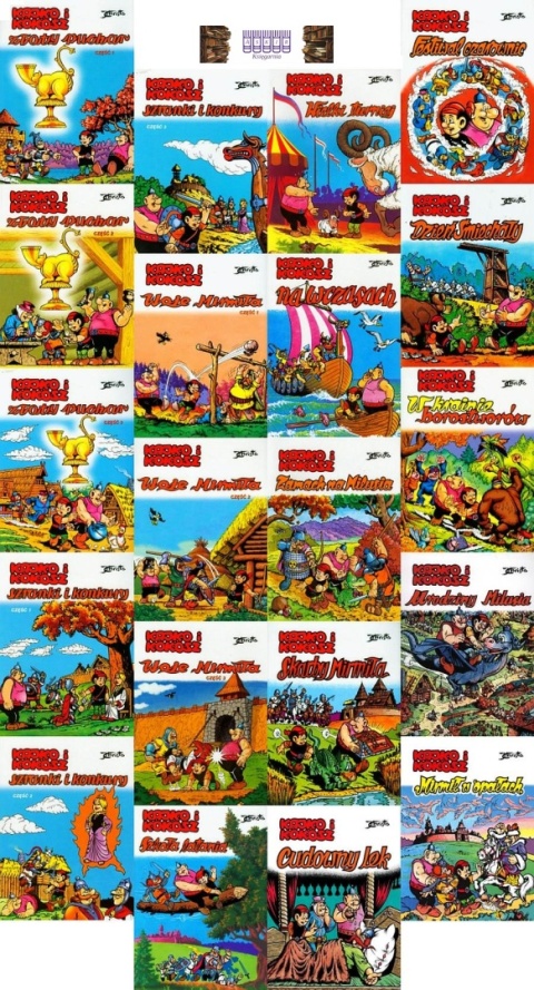 Christa pakiet 20x Kajko Kokosz - Szkoła Latania / Woje Mirmiła / Złoty Puchar