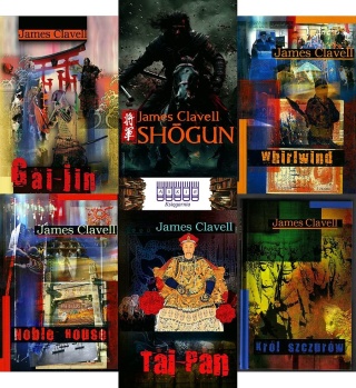 Clavell pakiet Saga Azjatycka - Shogun / Tai-Pan / Gai-Jin / Whirlwind / Król Noble