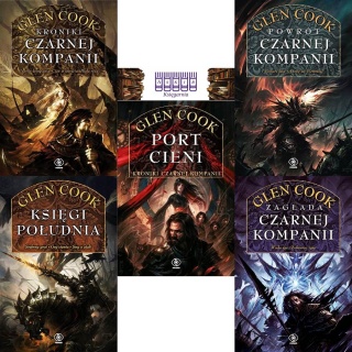 Cook pakiet 5x Czarna Kompania Komplet - Kroniki Czarnej Kompanii / Księgi Południa / Powrót Czarnej Kompanii / Zagłada Czarnej