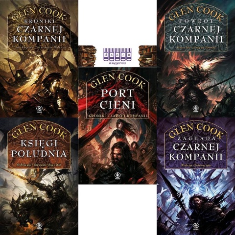 Cook pakiet 5x Czarna Kompania Komplet - Kroniki Czarnej Kompanii / Księgi Południa / Powrót Czarnej Kompanii / Zagłada Czarnej