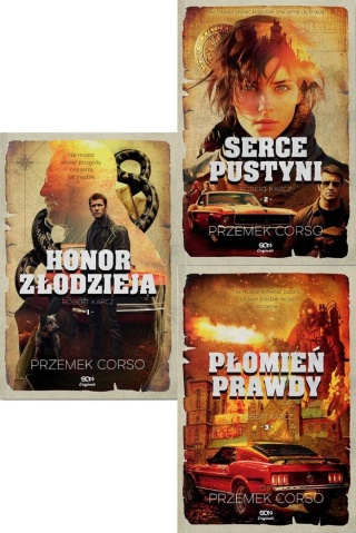 Corso pakiet 3x Robert Karcz - Honor Złodzieja / Serce Pustyni / Płomień Pracy
