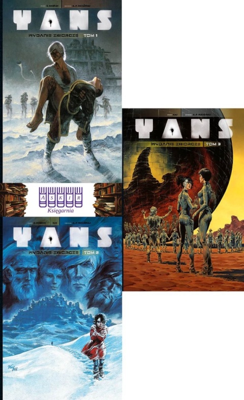 Duchateau Rosiński pakiet 3x Yans / 1-3 Twarde Wydanie Zbiorcze