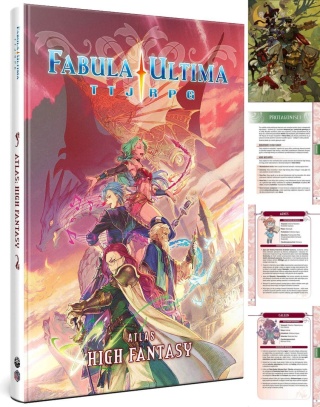 Fabula Ultima pl Atlas High Fantasy JRPG po polsku