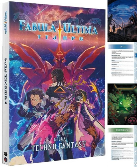Fabula Ultima pl Atlas Techno Fantasy JRPG po polsku