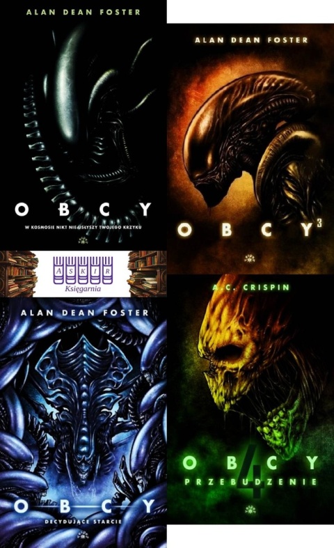 Foster Pakiet 4x Obcy Aliens -1-4 Decydujące Starcie / Przebudzenie