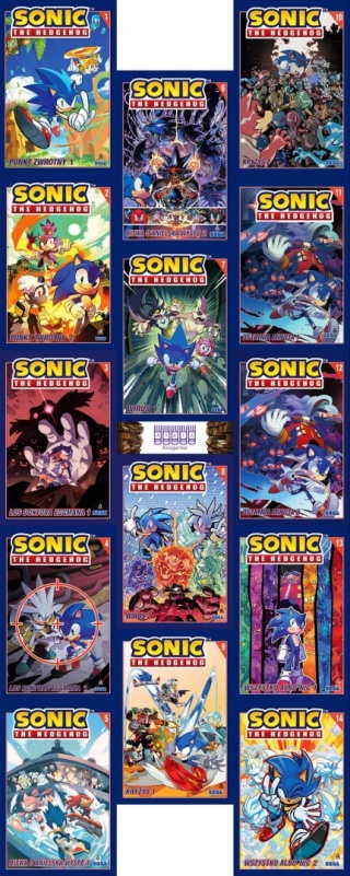 Flynn Thomas Stanley 14x Sonic The Hedgehog Punkt Komiks po polsku