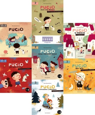 Galewska-Kustra pakiet 7x duże Pucio - Uczy Się Mówić / Mówi Pierwsze Słowa / Na Wsi