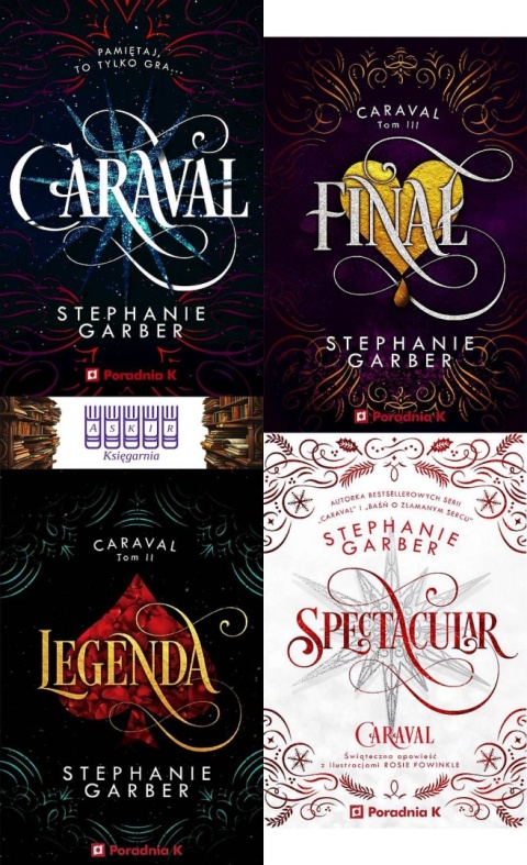 GARBER - pakiet 4x CARAVAL / Legenda Caraval Finał Spectacular zakładka