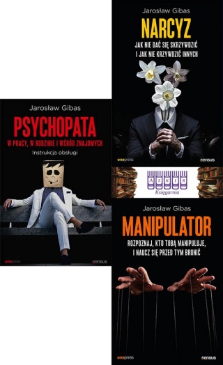 Gibas x3 pakiet Mroczna Triada - Psychopata / Narcyz / Manipulator