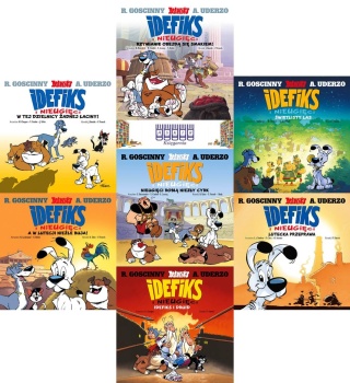 Goscinny pakiet 8x Idefiks I Nieugięci / Dzielnicy Rzymianie Asteriks Druid