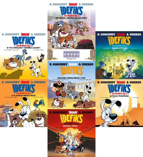 Goscinny pakiet 8x Idefiks I Nieugięci / Dzielnicy Rzymianie Asteriks Druid