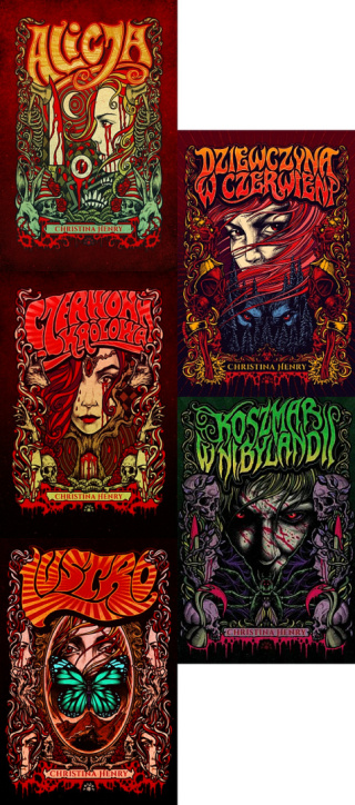 Henry x5 pakiet The Chronicles Of Alice - Czerwona królowa / Alicja / Lustro / Koszmar