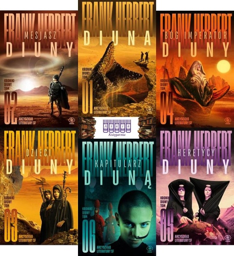 Herbert Frank - Pakiet 6x Kroniki Diuny / Diuna