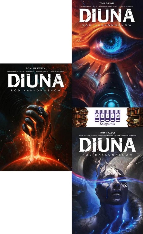 Herbert - Diuna Ród Harkonnenów Powieść Graficzna pakiet 3 tomów