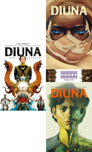 Herbert - Diuna Ród Atrydów Powieść Graficzna pakiet 3 tomów