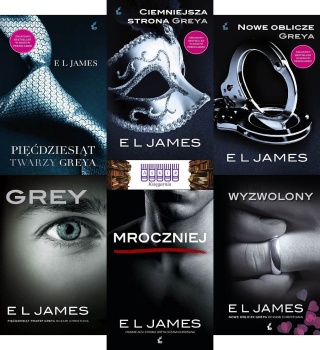 James Pakiet 6x Grey - Trylogia Greya / 50 Twarzy / Oczami Christiana