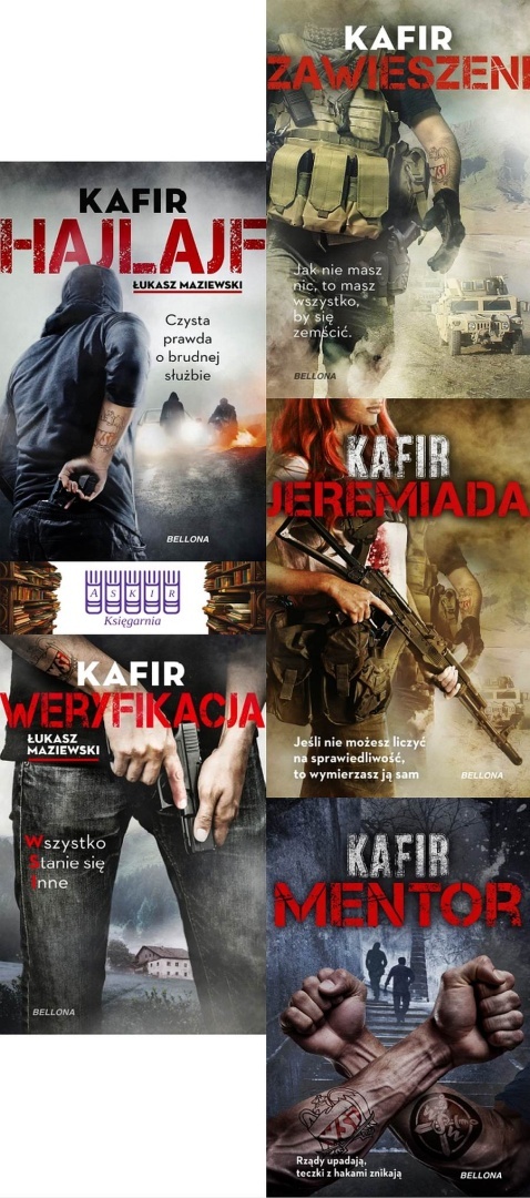 KAFIR pakiet 5x PUŁKOWNIK RADOSŁAW SZTYLC / Hajlajf Weryfikacja Mentor zakładka