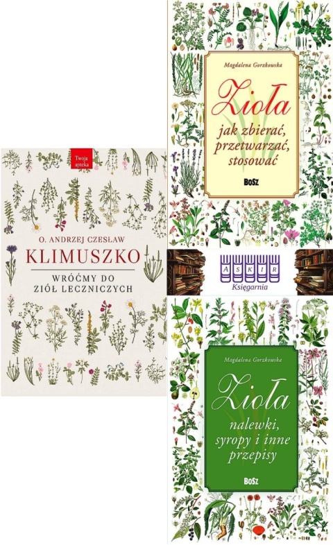 Klimuszko Gorzkowska x2 pakiet Zioła / Wróćmy Do Ziół Leczniczych / Malewki Syropy