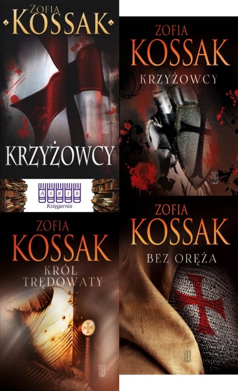Kossak pakiet 4x Trylogia O Wyprawach Krzyżowych - Krzyżowcy