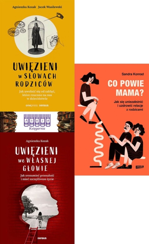 Kozak Konrad pakiet Uwięzieni W Słowach + Własnej Głowie + Co Powie Mama