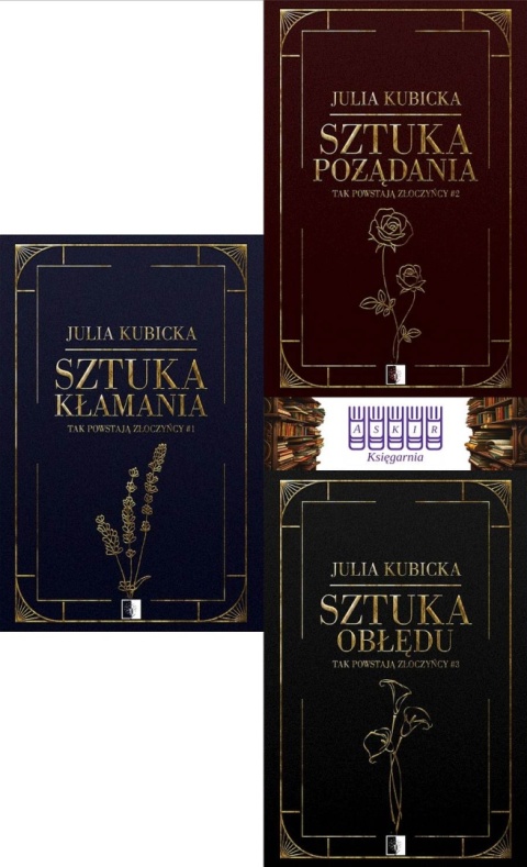 Kubicka pakiet 3x Tak Powstają Złoczyńcy - Sztuka Pożądania / Kłamania / Obsesji