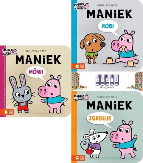 Matz pakiet 3x Maniek - Mówi / Robi / Zgaduje