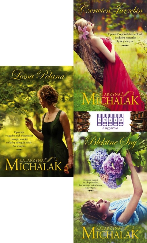 Michalak pakiet Trylogia Leśna Polana / Błękitne Sny / Czerwień