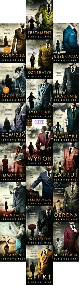 Mróz Remigiusz pakiet 19x Joanna Chyłka - Kasacja / Substytucja
