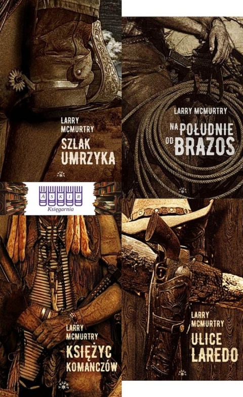 Mcmurtry pakiet 4x Brazos / Lonesome Dove Na Południe Szlak