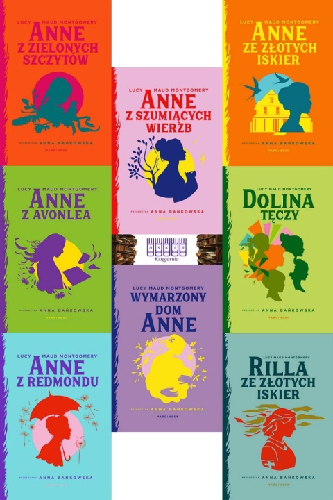 Montgomery pakiet x8 Anne z Zielonych Szczytów - Ania z Zielonego Wzgórza