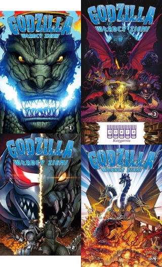 Mowry 4x Godzilla Władcy Ziemi komiks