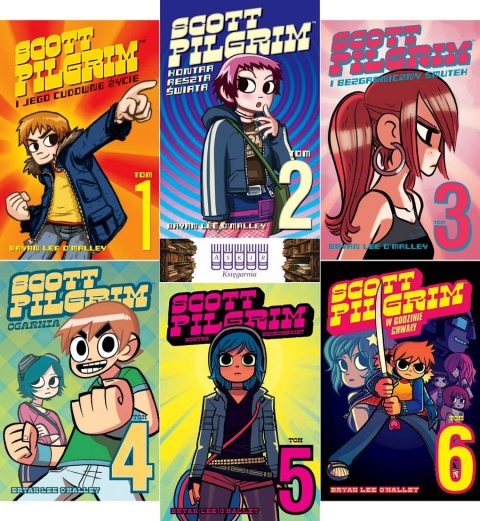 O`Malley pakiet 6x Scott Pilgrim - Jego Cudowne Życie / Kontra Reszta Świata