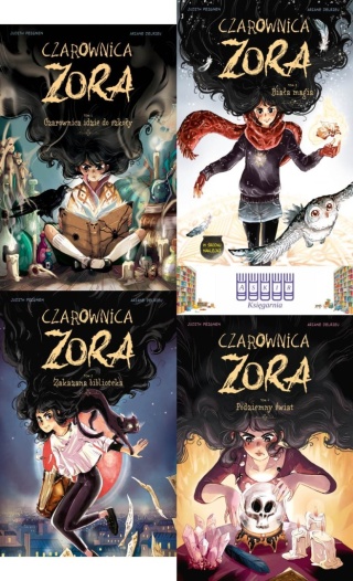 Peignen Pakiet 4x Czarownica Zora - Idzie Szkoły / Biblioteka / Biała