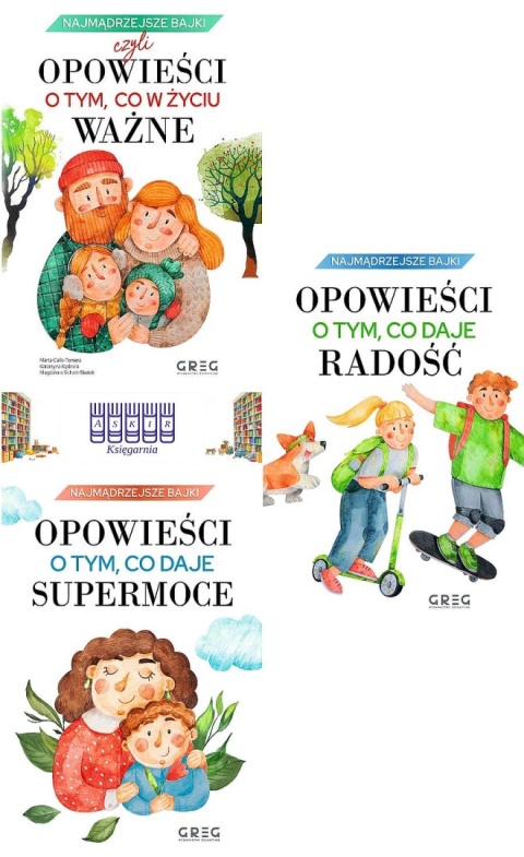 pakiet 3x Najmądrzejsze Bajki - Opowieści O Tym Co W Życiu Ważne