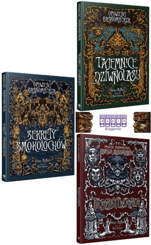 Pakiet 3x Opowieści Baśniomistrza - Tajemnice Dziwnolasu / Smokolochów