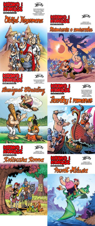 Pakiet 7x Kajko I Kokosz - Nowe Przygody - Obłęd / Łamignat / Rozróby / Powrót Milusia