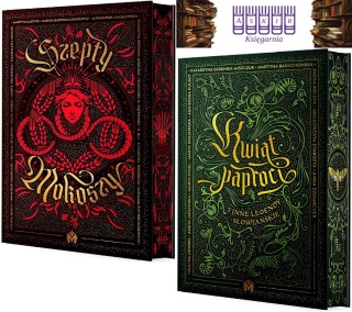 pakiet Szepty Mokoszy + Kwiat Paproci - Ilustrowane Barwione Brzegi