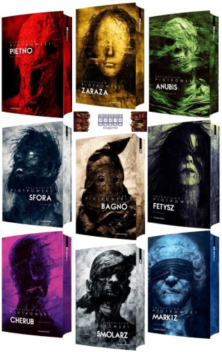 Piotrowski Il pakiet 9x Komisarz Brudny Piętno Ilustrowane Brzegi
