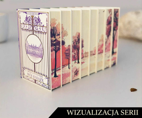 Quinn pakiet 8x Bridgertonowie - Mój książę /Ktoś mnie pokochał /Propozycja / Miłosne - Ilustrowane brzegi