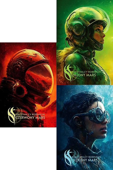 Robinson pakiet Trylogia Marsjańska - Czerwony / Zielony / Błękitny Mars