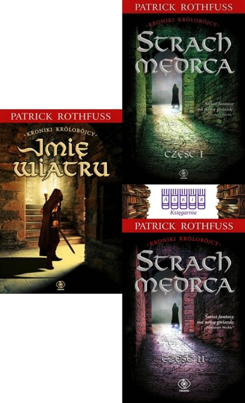 Rothfuss pakiet 3x Kroniki Królobójcy / Imię Wiatru