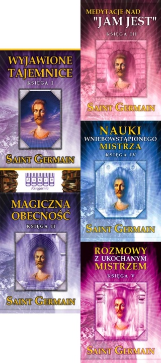 Saint Germain pakiet 5x Wyjawnione Tajemnice / Uniwersalne Zasady Życia