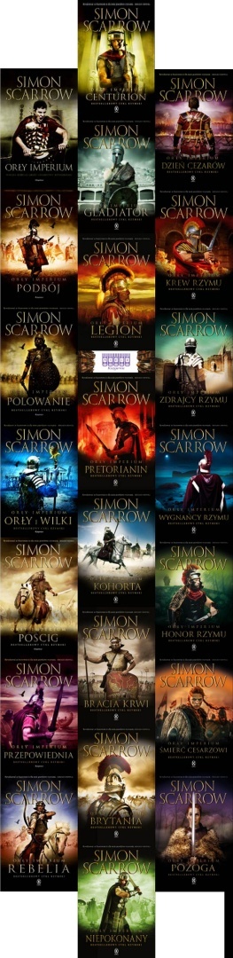SCARROW - pakiet 22x ORŁY IMPERIUM / Zdrajcy Honor Rzymu zakładka