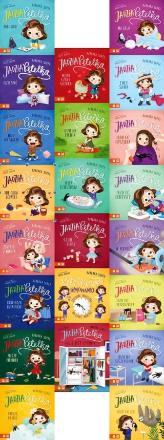 Supeł pakiet 22x Jadzia Pętelka - Robi Siku / Podróży / Idzie Spać / Zoo