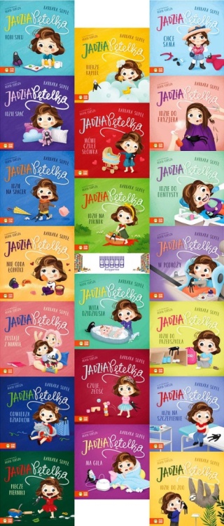 Supeł pakiet 20x Jadzia Pętelka - Robi Siku / W Podróży / Idzie Spać / Do Zoo